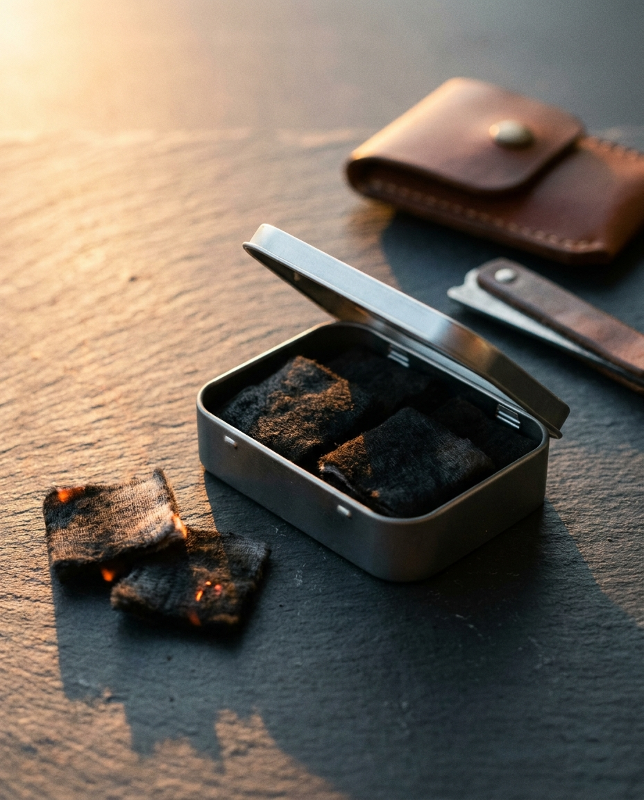 Char Cloth Tin